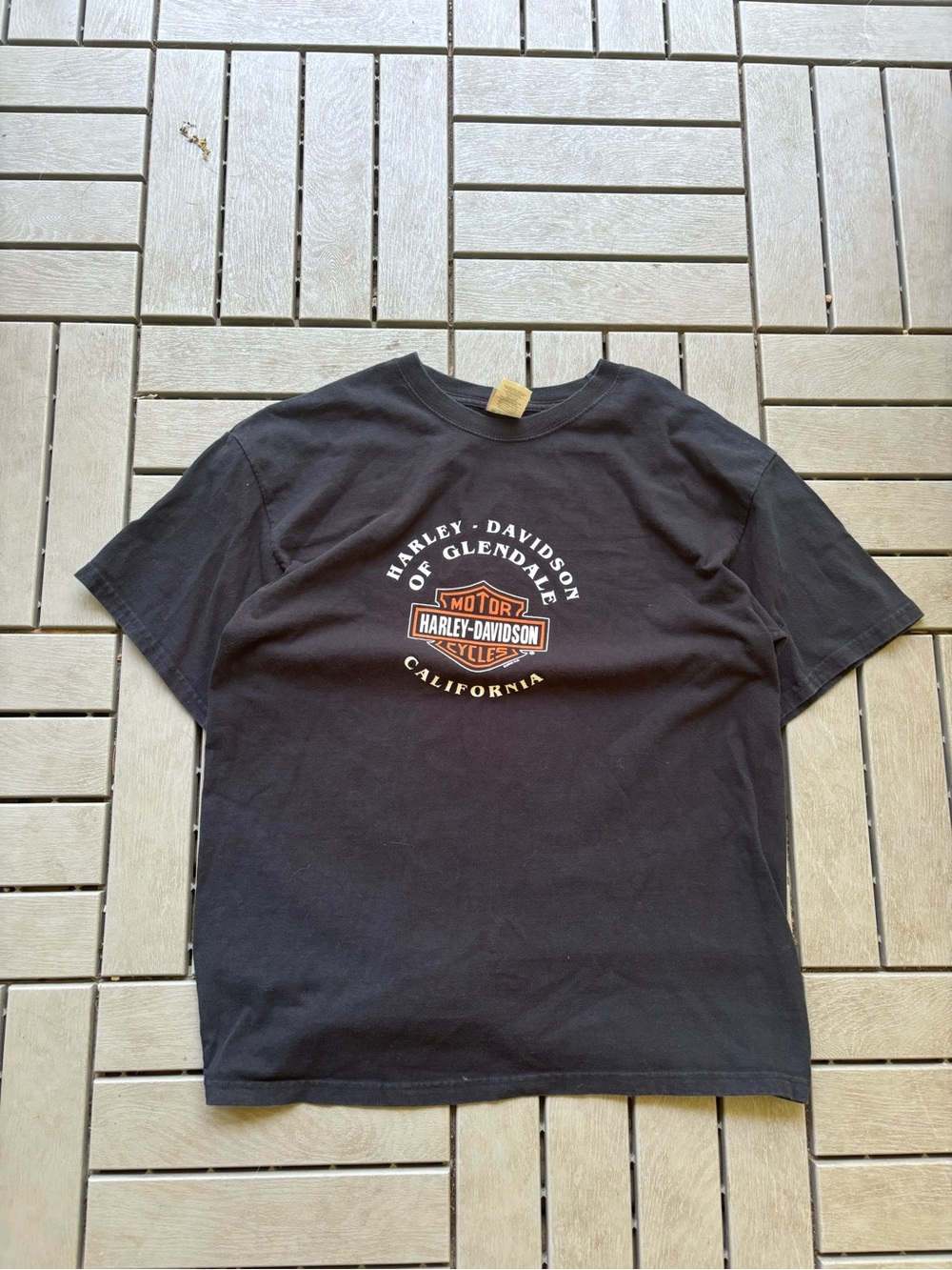 Harley-Davidson 2004 Black Graphic Tee - Glendale California